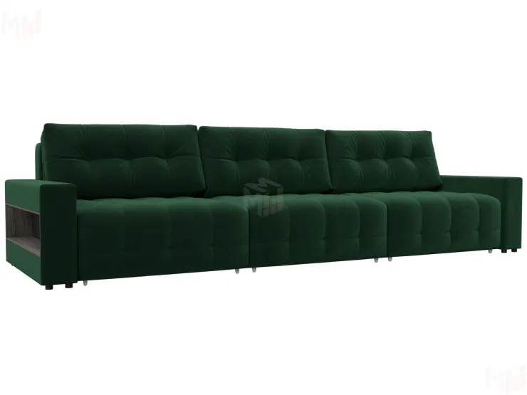 Диван прямой с полками Лига-053 НПБ Лонг