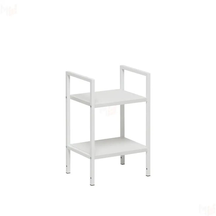 Стеллаж Leset Стилвуд 12 узкий, 2 полки (Белый/Белый)