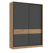 Шкаф-купе Роджина (дуб крафт/графит)