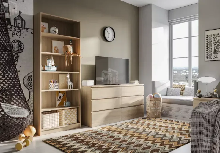 Комод Варма 6Д дуб беленый Комод Варма 6Д дуб беленый