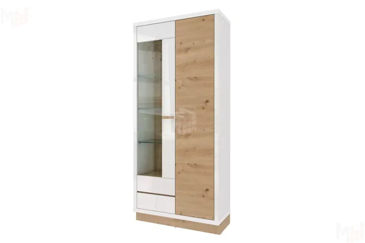 Шкаф 2-х дверный со стеклом Балтимор 414.02