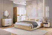 Спальный гарнитур Адам К1  дуб крафт золотой/белое дерево