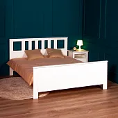 2.08.04.060.1 САГА кровать двойная 140х200 белая