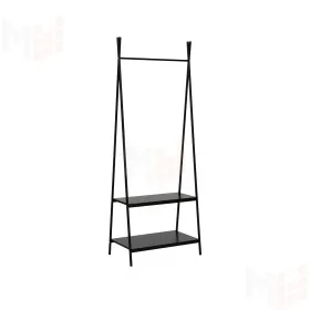 Вешалка гардеробная Leset Стилвуд 12 (Чёрный/Чёрный)