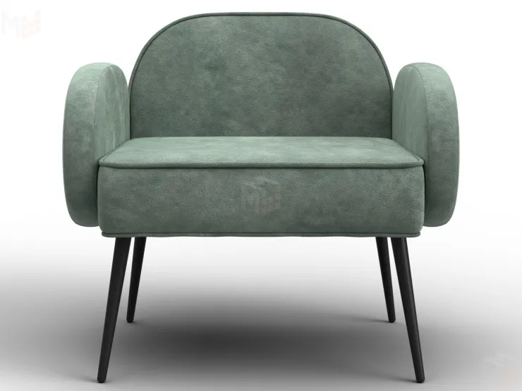 Кресло Лига-086 ( велюр BRUT 08 зеленый )