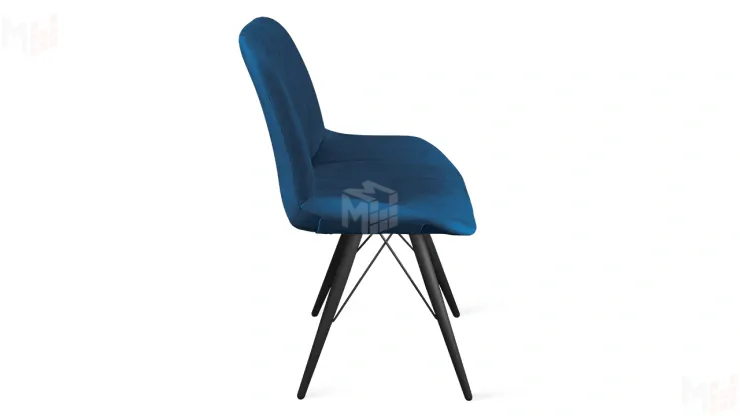 Стул Марвел К3 Исп. 2 Черный муар Велюр Confetti Blue