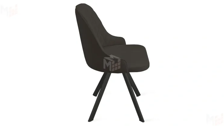 Стул Гранд К2 Черный муар, Велюр Confetti Stone Стул Гранд К2 Черный муар, Велюр Confetti Stone