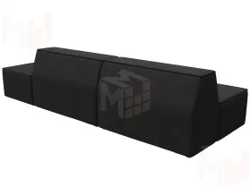 Диван прямой модульный Монс Модерн левый ( JOLY 08 коричневый )