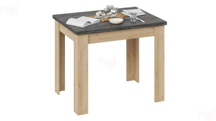 Стол раздвижной Промо тип 3 Дуб Крафт золотой, Ателье темное Стол раздвижной Промо тип 3 Дуб Крафт золотой, Ателье темное