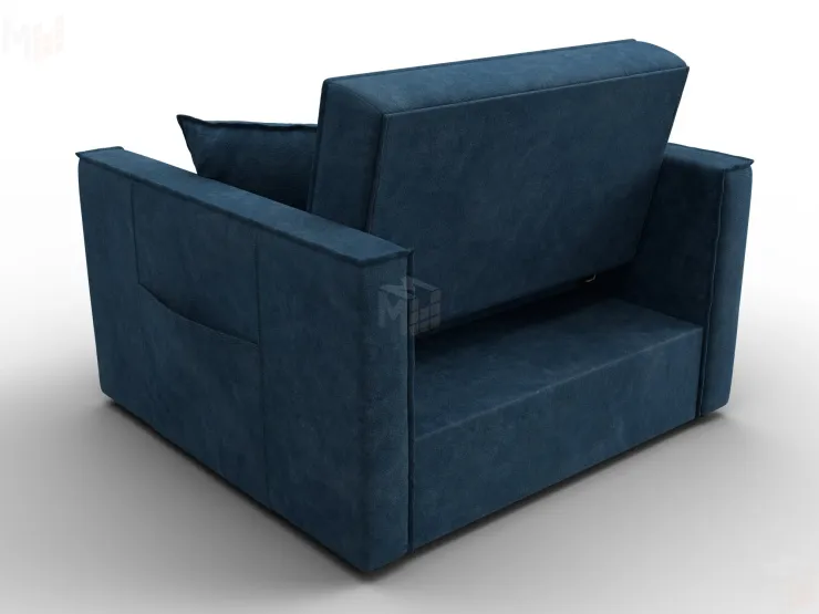 Кресло-кровать Лига-104 (80) ( BRUT 11 синий )