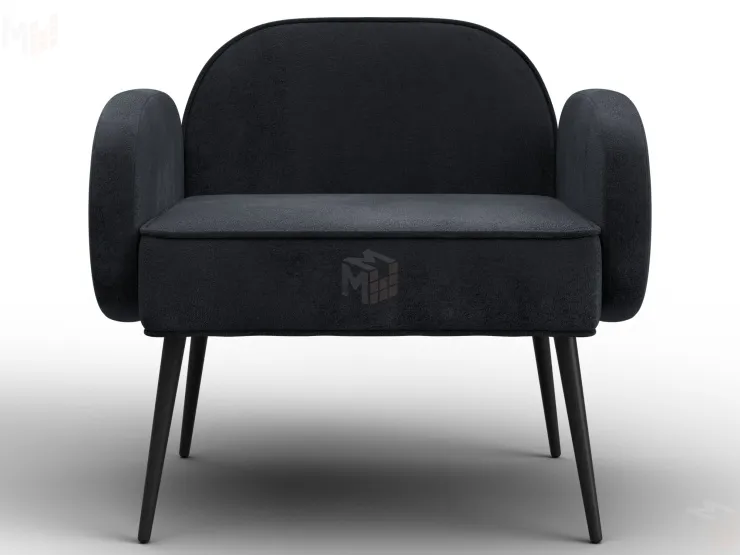 Кресло Лига-086 ( велюр TOWER 11 темно-серый )