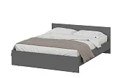 Кровать Денвер 1,6 Графит серый