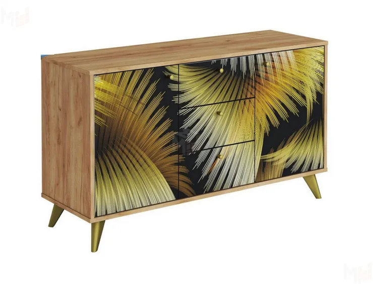 Комод Фьюжн КМ-003 крафт золотой/Golden Forest Комод Фьюжн КМ-003 крафт золотой/Golden Forest
