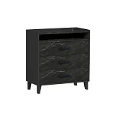 Комод  Айрис 455 Антрацит/Креатель Комод  Айрис 455 Антрацит/Креатель
