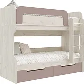 Кровать двухъярусная Юниор-4 (шарли пинк) Кровать двухъярусная Юниор-4 (шарли пинк)