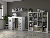 S00487 Ингар 2/88 стол письменный 140x106x55, белый S00487 Ингар 2/88 стол письменный 140x106x55, белый