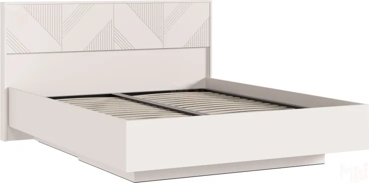 Ирис Кровать парящая 1,6м (ортопед металл) (Кашемир, Кашемир)