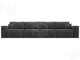 Диван прямой Лига-081 НПБ МегаЛонг ( BRUT 16 темно-серый )