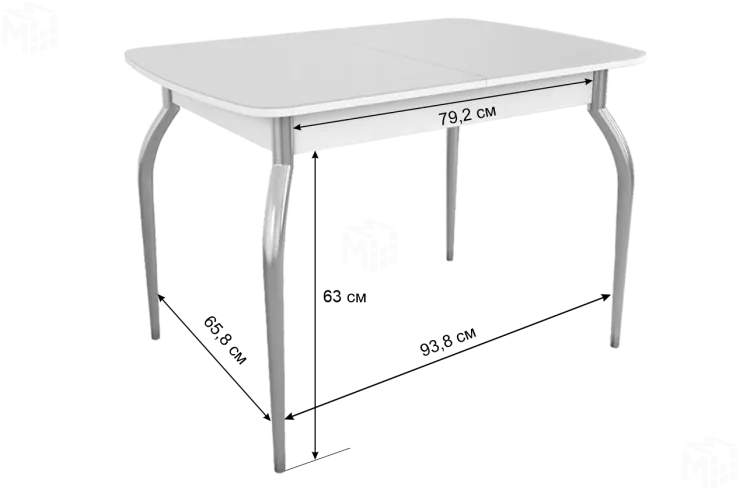 Стол обеденный раздвижной Танго Кофе Стол обеденный раздвижной Танго Кофе