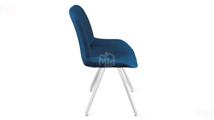 Стул Марвел  К4 Исп. 2 Белый матовый Велюр Confetti Blue