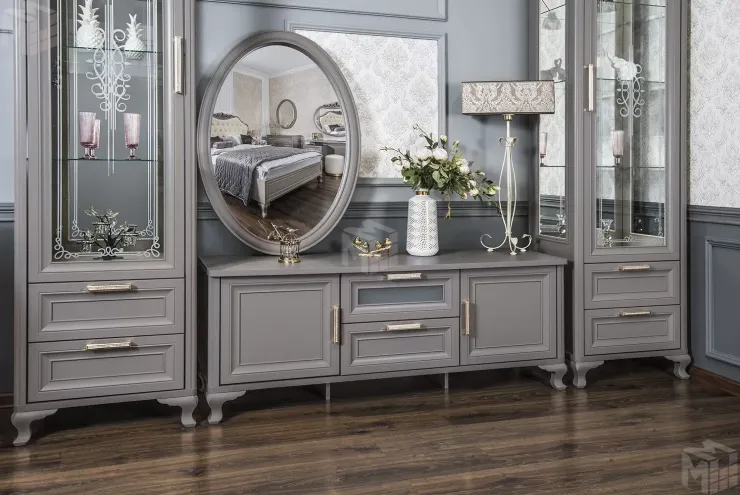 Тумба  ТВ Мокко серый камень Тумба  ТВ Мокко серый камень