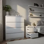 2.05.02.070.1 МАЛЬТА комод 4 ящика 80х99 белый RU 2.05.02.070.1 МАЛЬТА комод 4 ящика 80х99 белый RU