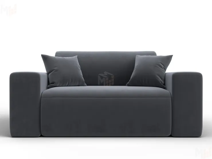 Кресло Лига-036 НПБ ( SEVEN 17 серый )