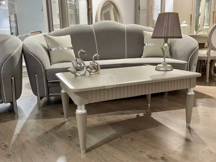 Столик прямоугольный  Гравита серый камень Столик прямоугольный  Гравита серый камень