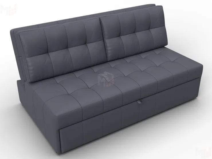 Диван прямой Лига-107 (160) ( GRIFON 15 серый )