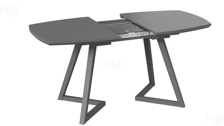 Стол обеденный TESCA 2 Графит, Стекло графит матовое