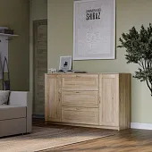 2.02.03.290.3 СИРИУС тумба 2 двери и 3 ящика 156х95 сонома RU 2.02.03.290.3 СИРИУС тумба 2 двери и 3 ящика 156х95 сонома RU