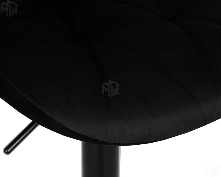 Стул барный DOBRIN BARNY BLACK (черный велюр (MJ9-101))