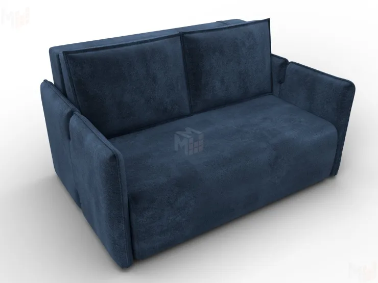 Диван прямой Лига-117 ( TOWER 13 синий )