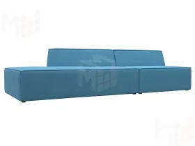 Диван прямой модульный Монс Модерн левый ( Амур голубой )