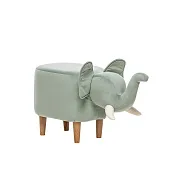 Пуф Leset Slon COMBI (V14 бирюзовый, компаньон V01 белый)