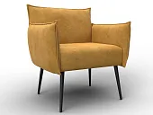 Кресло Лига-083 ( велюр BRUT 10 желтый )