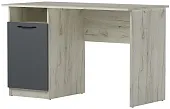 Компьютерный стол ПКС-12  Крафт белый-Антрацит Компьютерный стол ПКС-12  Крафт белый-Антрацит