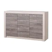 Комод Октава 2С4Я (дуб клабхаус серый) Комод Октава 2С4Я (дуб клабхаус серый)