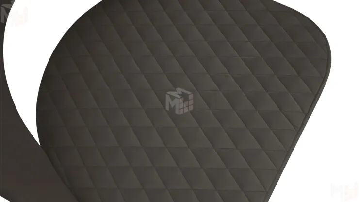 Стул Гэтсби К1К Белый матовый, Велюр Confetti Stone