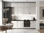 Кухня Престиж 2,4 Браш лайт грей