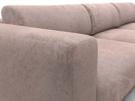 Диван угловой Лига-066 НПБ Лонг угол правый ( TOWER 05 бежевый )