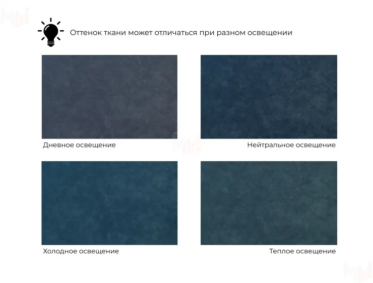 Диван прямой НордСтар НПБ ( BRUT 11 синий )