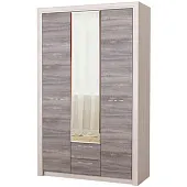 Шкаф с зеркалом Октава 3С2Я (дуб клабхаус серый)