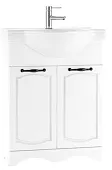 Тумба под умывальник "Классика 65" RICH белое дерево Домино