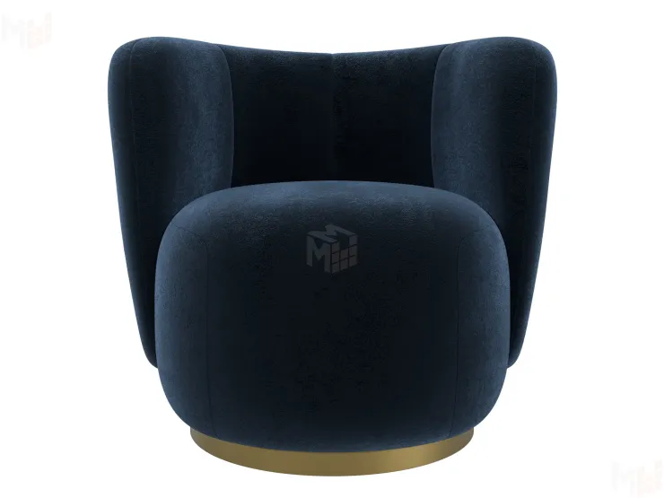 Кресло Лига-072 ( велюр TOWER 13 синий )