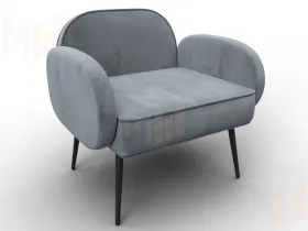 Кресло Лига-086 ( велюр TOWER 10 серый )