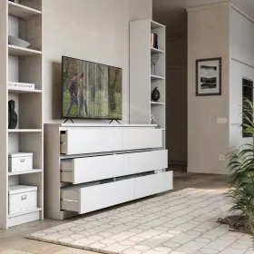 Комод Varma 6D белый