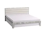 Кровать Айрис 307 Люкс (1600) Белый/Статуарио Кровать Айрис 307 Люкс (1600) Белый/Статуарио