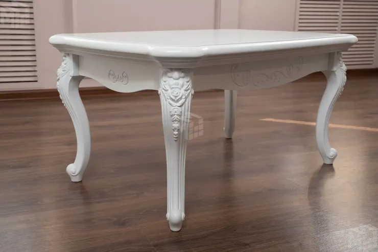 Столик прямоугольный Мишель белый матовый Столик прямоугольный Мишель белый матовый