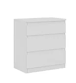 Комод Кастор 3 ящика белый Комод Кастор 3 ящика белый